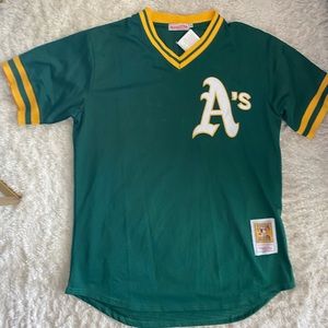 Authentic Mitchell and Ness Oakland A’s Jersey